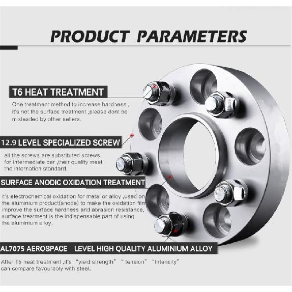 Espaçadores de Roda Embers PCD 5x115 CB 71.6 M14x1.5 Para Chrysler 300 300C SRT8 Dodge Challenger Kia Amanit Adaptador de Roda 1 Peça Bicos de Pneu 1