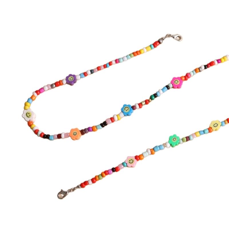 Stylish Neck Jewelry Unique Beads Necklace Colorful Bracelet Comfortable Wrist Jewelry Beads Jewelry for Everyday Wear