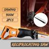 900W Electric Saw Reciprocating Saw for Wood Metal Plasitic Pipe Cutting Power Saw Tool With 2PCS Saw Blades
