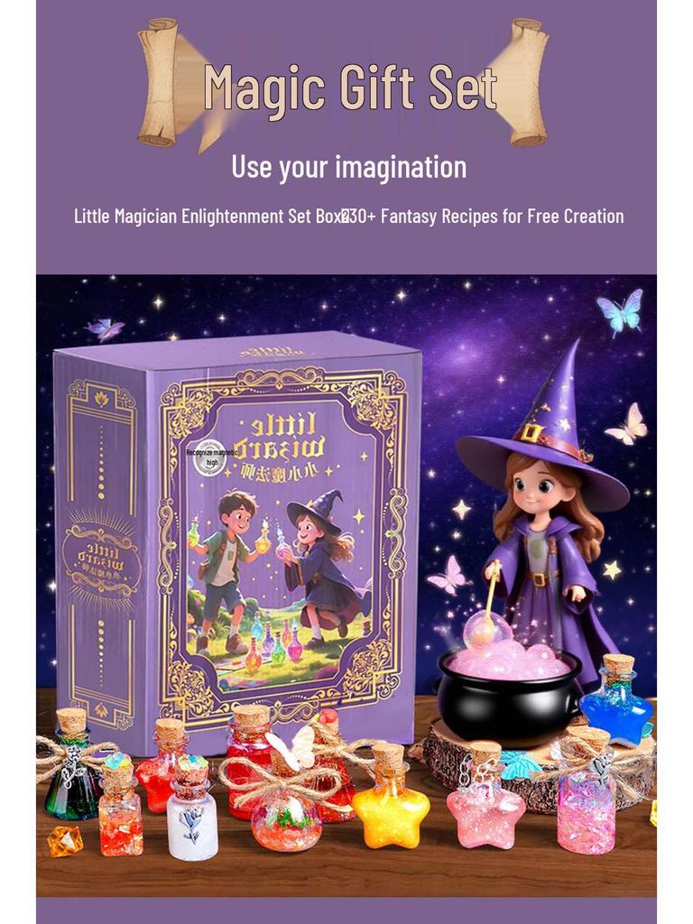 Children's DIY Magic Potion Set - Creative Educational Toy with Wishing Bottle