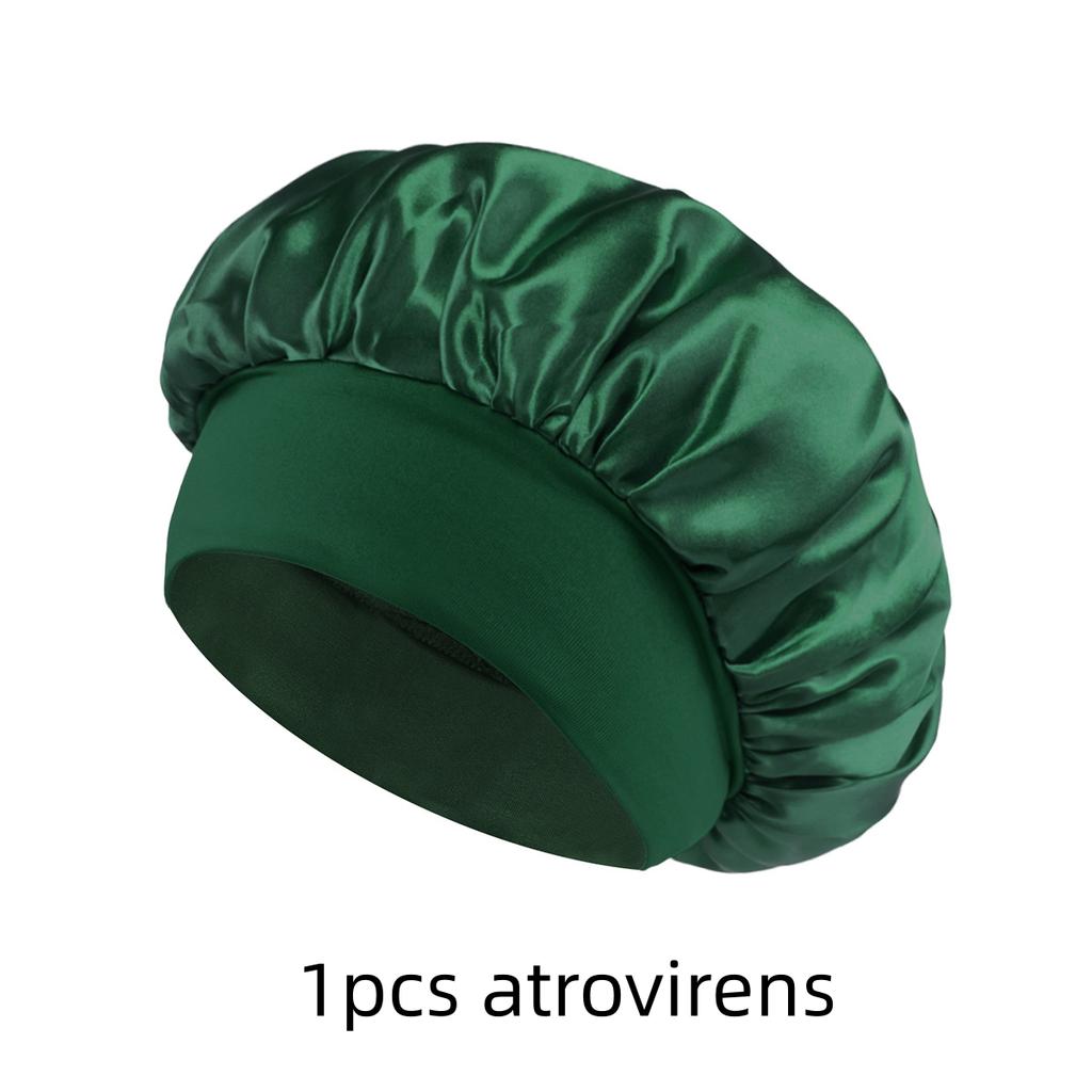 1/3/5/10pcs mix Satin Bonnet Silk Hair Bonnet for Sleeping Sleep Bonnets for Women Large Wide Soft Band Sleep Cap for Curly Hair