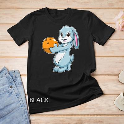 Damen Hase Bowling Bowlingkugel Sport Unisex T-Shirt