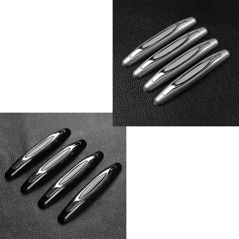 4/8/16Pcs Car Door Protector Guard Strip Scratch Protector Car Rubber Bumper Stickers Auto Door Edge Protection Car Decoration Interior Mirrors 6