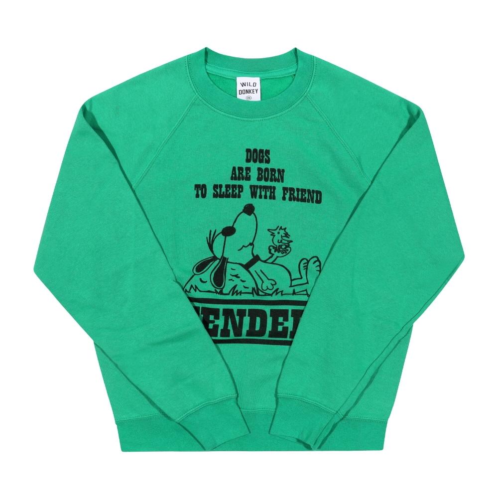Wilddonkey Crewneck Unisex Fr Tender Kelly Green FR-TENDER KELLY GREEN (XL)