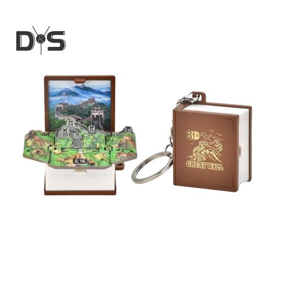 

Брелок Storypop Mini 3D Book, складная игрушка, 2 шт., Раскрывающаяся книга, брелок, украшение, обучающая игрушка для снятия стресса для детей D