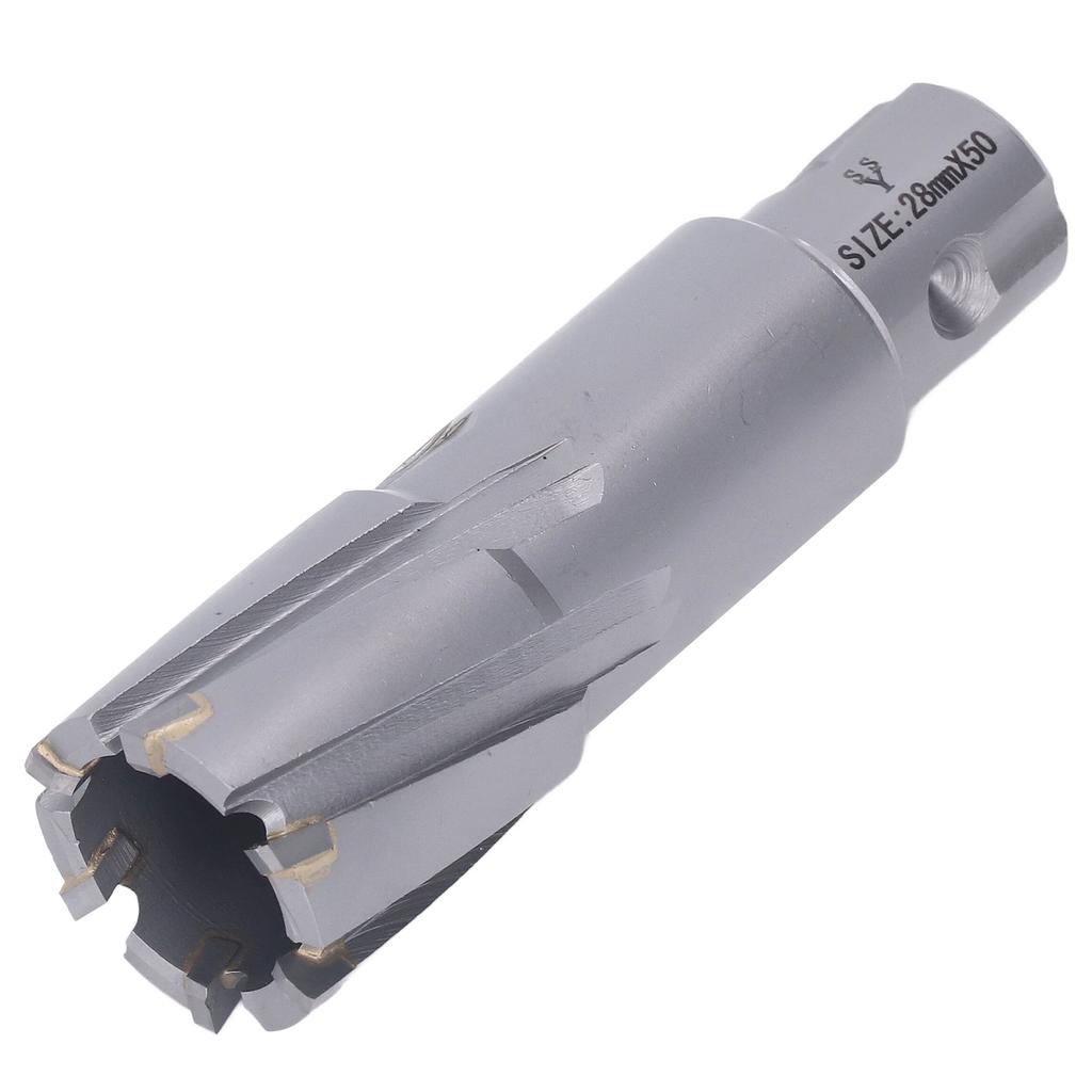 Carbide Hole Saw Bit Steel Plate Hole Cutter Opener Bit for Magnetic Drill 50mm Drilling Depth 28mm