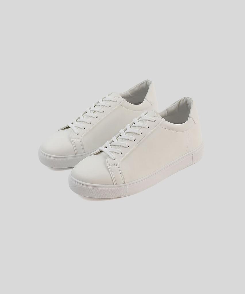 Okeyplace 5.5Cm Hidden Heel Basic Sneakers White (Okpl-55Sn102)