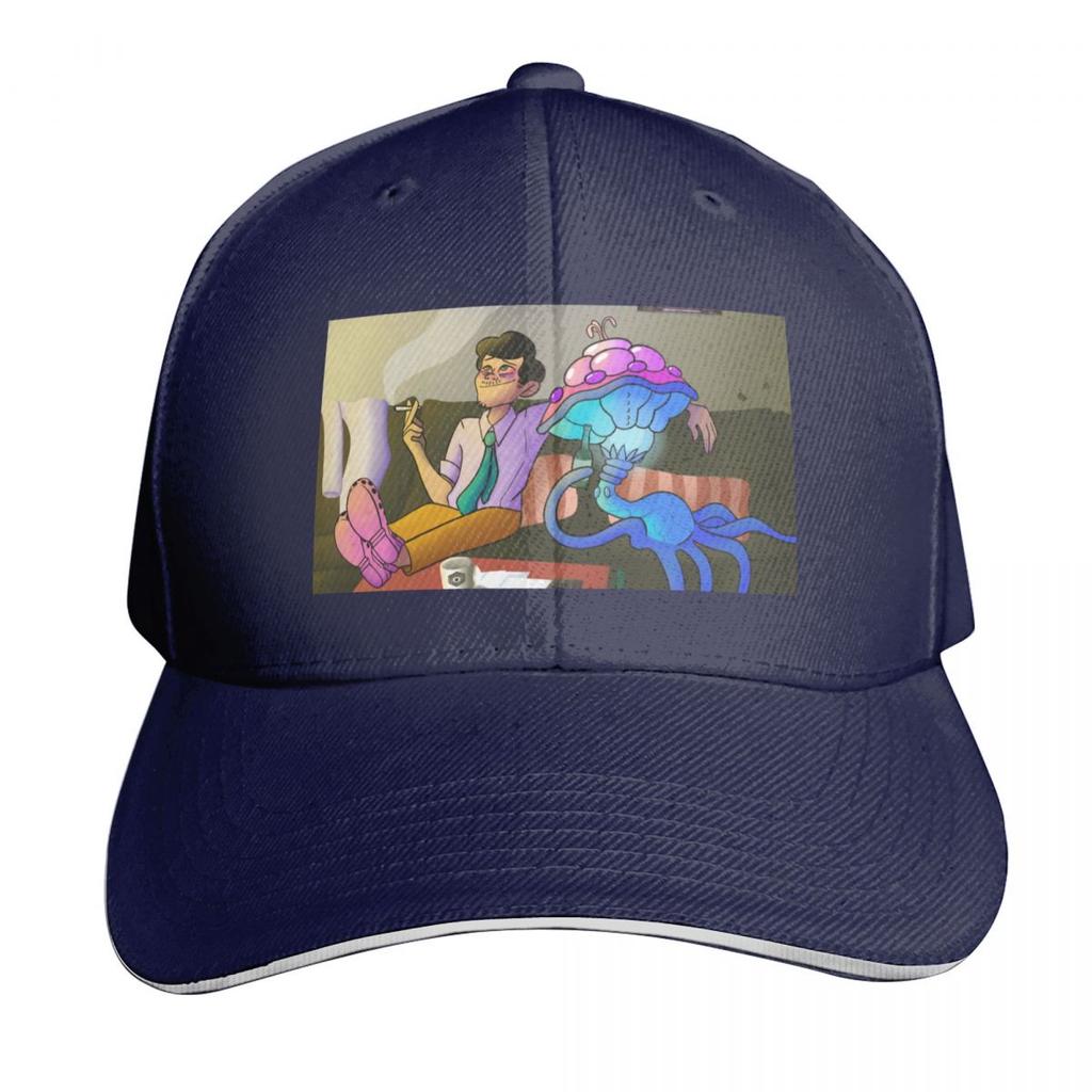 Myc and Andre Inside Job Netflix Baseball Cap Hat Unisex For The Sun Golf Cap Christmas Hat Hard Hat Womens Beach Unisexs