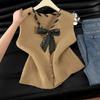 Women's Round Neck Layered Casual Vest
