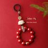 Cinnabar Zodiac Charm Pendant: Mobile Phone Chain & Amulet