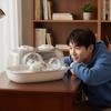 Detachable Hamster Habitat Transparent Small Animal Cage Durable Hamster Cage  Small Animals