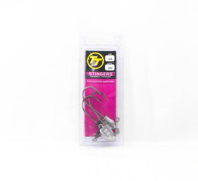 Tackle Tactics Tête plombée TT Stingers 3/8 oz 6/0 3/paquet (2201)