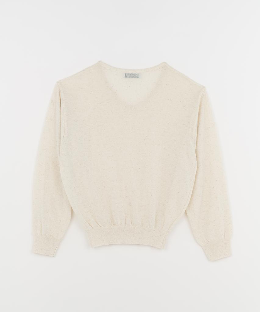 JBYRARA V Linen Oversized Long Sleeve Knit_Beige
