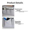 Foldable Oxford Cloth Storage Bag for Sofa Armrest Side Organizer with Multiple Compartments for Remote Controls and Accessories