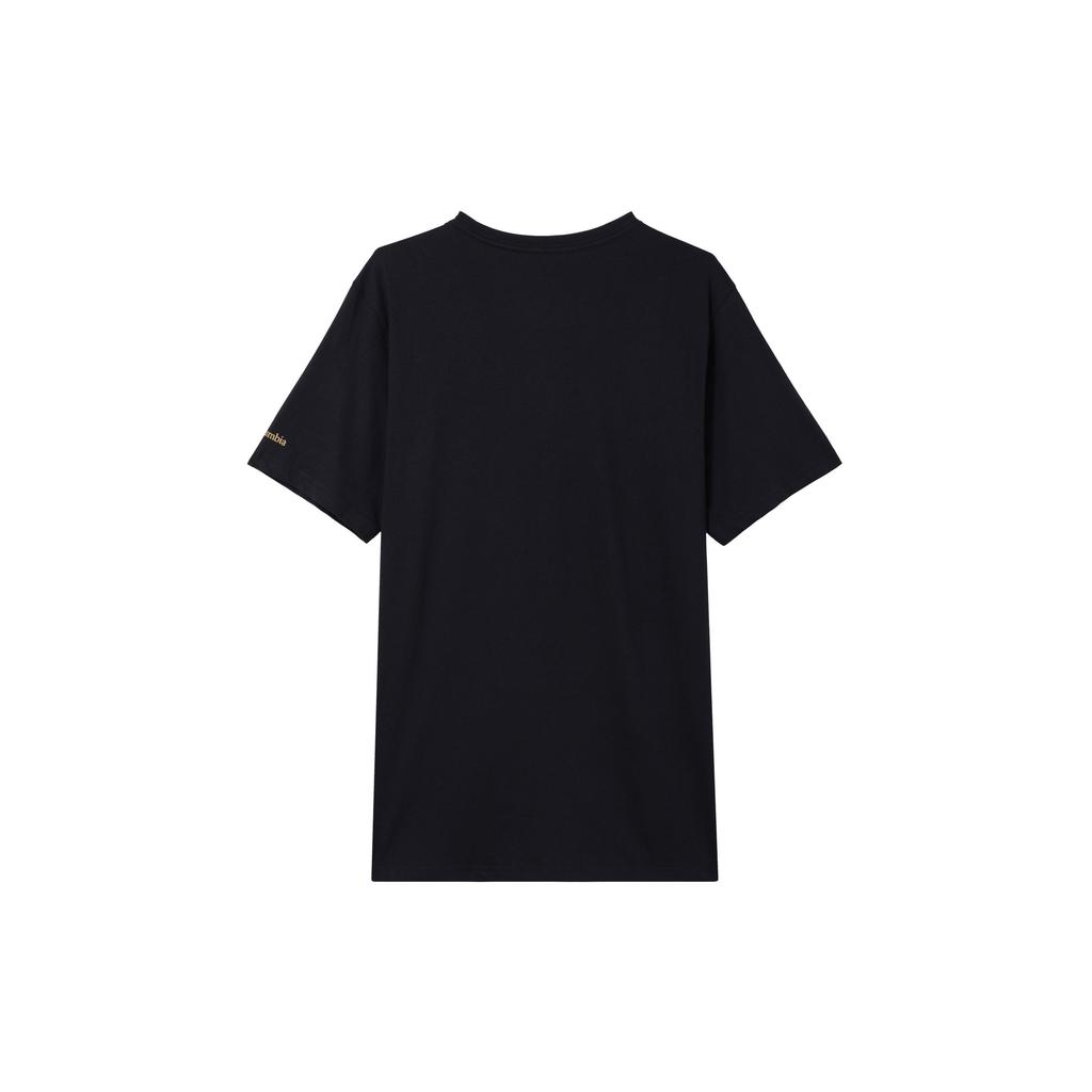 Columbia Outdoor Comfortable Pure Cotton Breathable Casual Short Sleeve T-Shirt Men Tops Black AJ0403-008