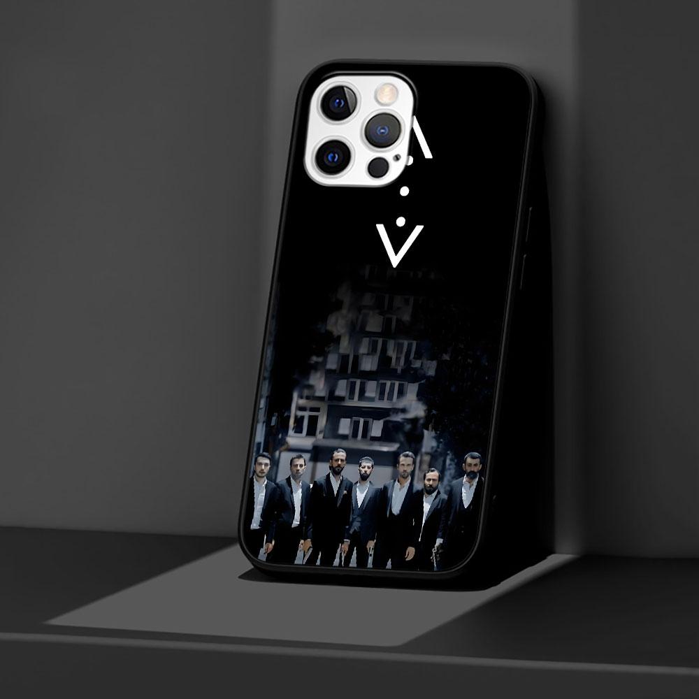 Serie TV Turca Cukur Custodia per Apple iPhone 11 14 13 Mini 15 Plus X XS 12 Pro Max XR Silicone Nero Morbida Copertura per Telefono