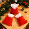 Velvet Goodie Bags with String Red Velvet Fabric Soft Candy Bag Christmas Tree Hanging Gifts Pouch Jewelry Storage Party Favor