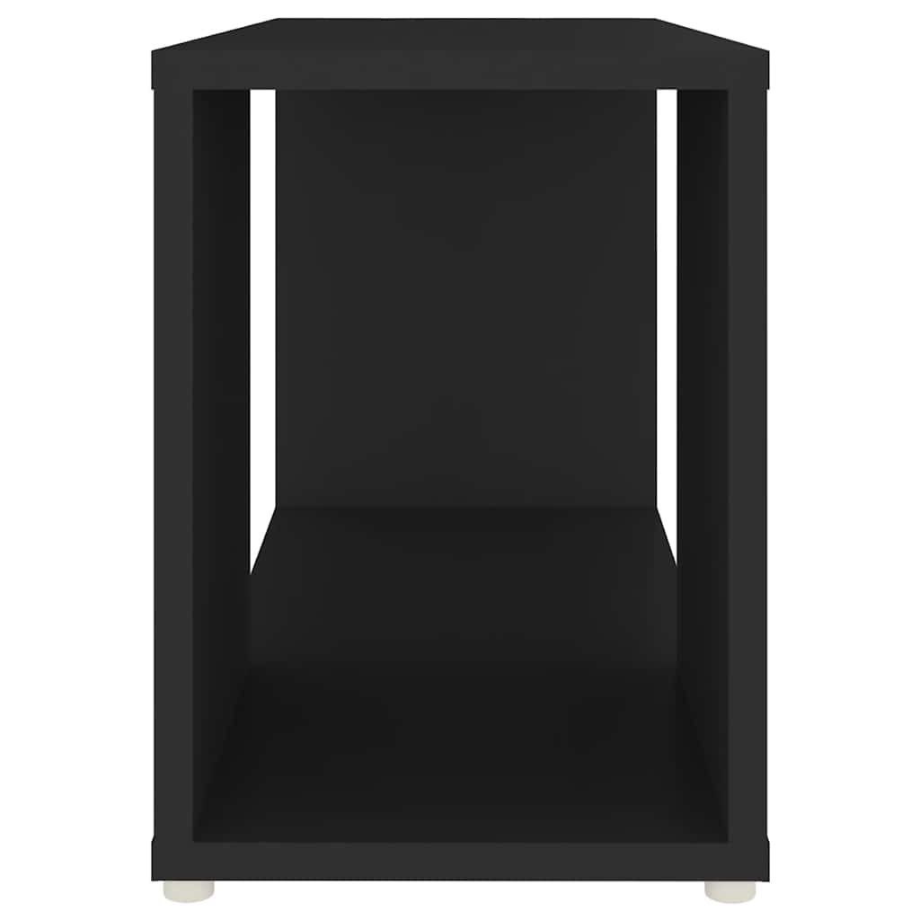 TV Stand Black 60 X 24 X 32 Cm Particleboard