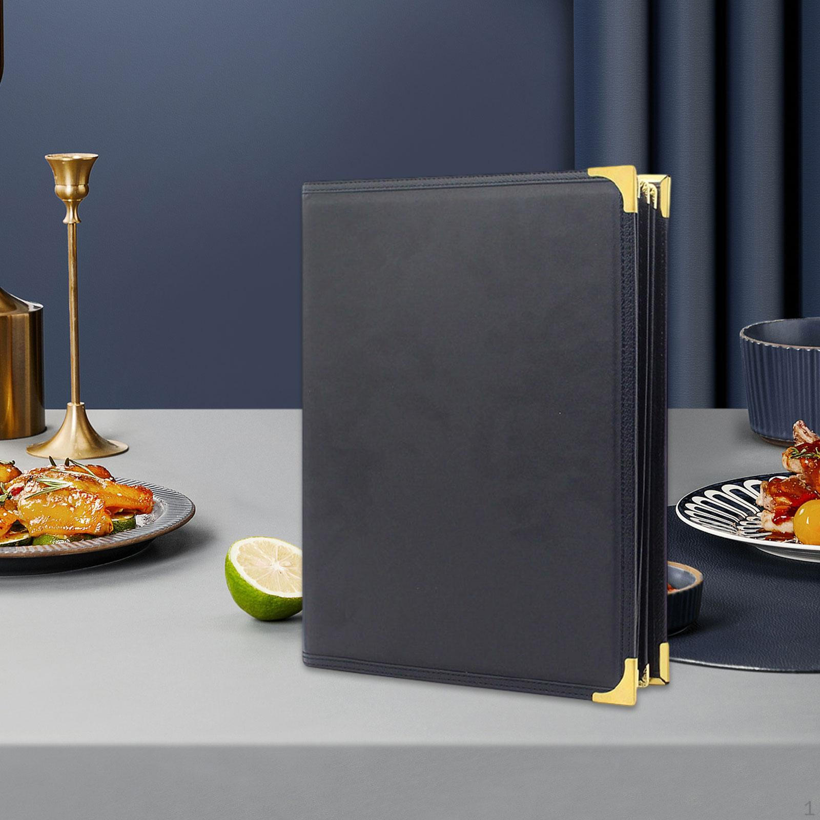 

Меню, Многоразовый органайзер для меню, Папка-держатель для бара, отеля, свадьбы, обслуживания, путеводитель Style B