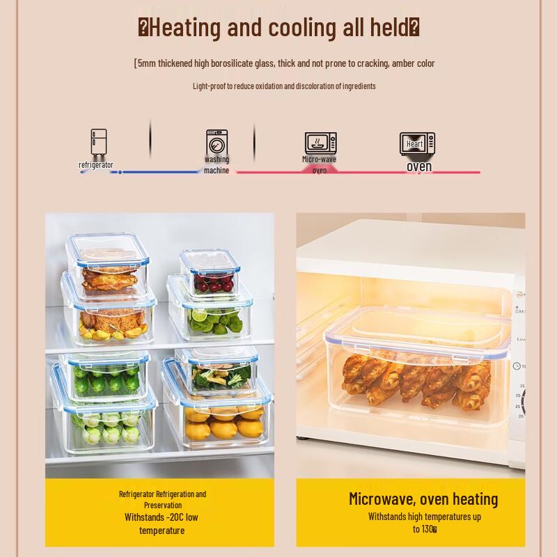Kühlschrank-Organizer & Frischhalte-Aufbewahrungsboxen-Set
