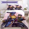 3pcs JoJo's Bizarre Adventure Pattern Bedding Set Duvet Cover Set Includes Duvet Cover &pillowcases, Perfect All Season Bedroom Decoration & Gift