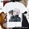 T-shirts Japonais Anime Chaud Jujutsu Kaisen Homme Enfant Coton Motif Gojo T-Shirt Ras du Cou Enfant Homme Femme T-shirt Harajuku