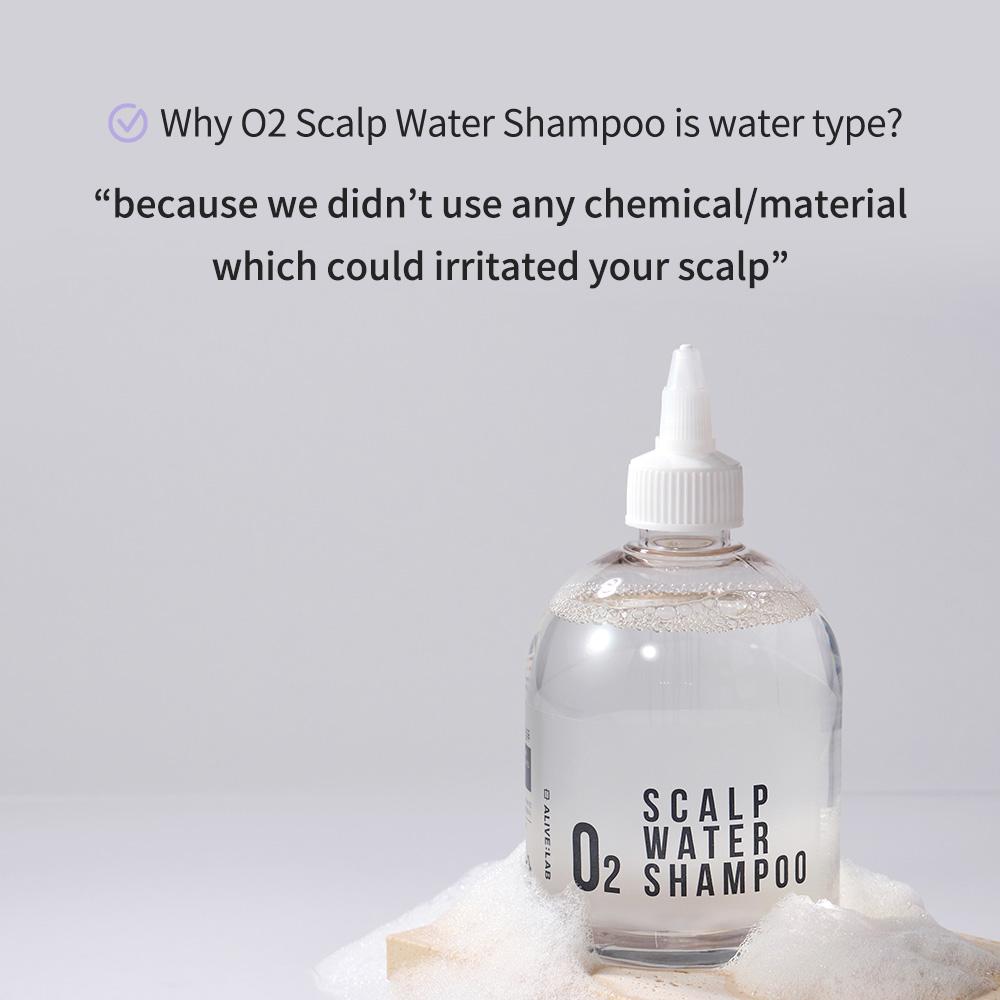 ALIVELAB O2 Scalp Water Shampoo 350ml