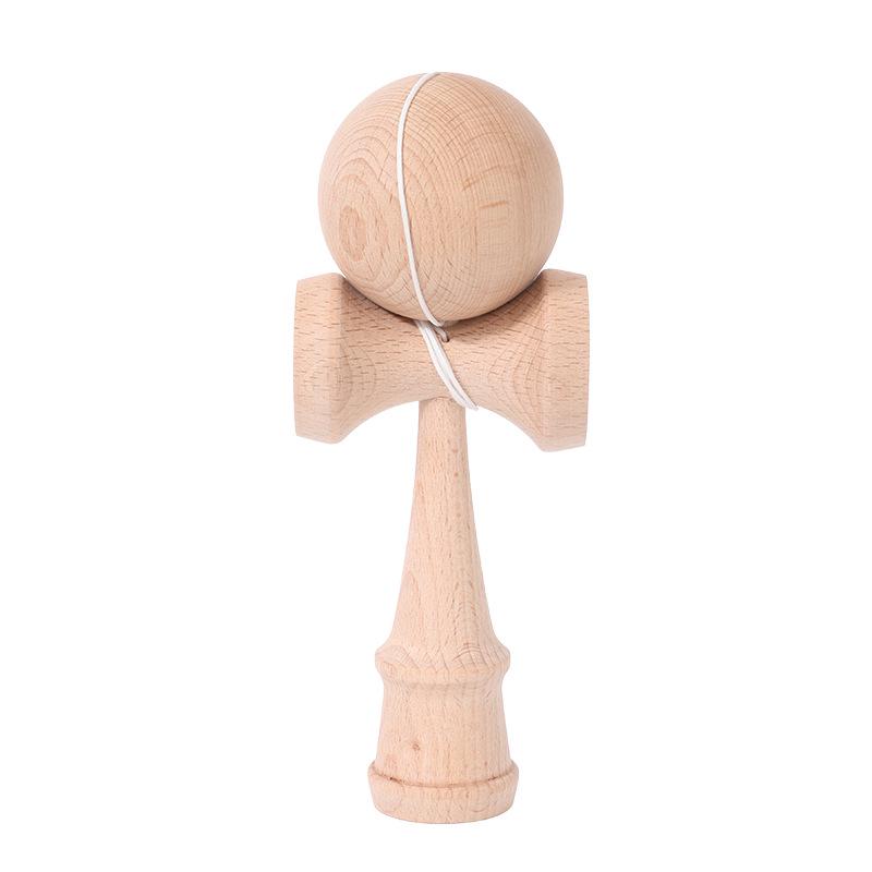 

Traditional Bamboo Wood Kendama Skill Toy - Puzzle Ball and Sword Gift Price excludes color box, add 1 Yuan for box