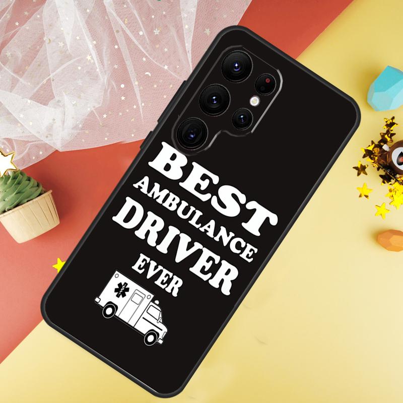 EMT EMS Ambulance Phone Case For Samsung Galaxy S25 Ultra S21 S20 S22 S23 Ultra S9 S10 Plus S24 FE Cover Coque