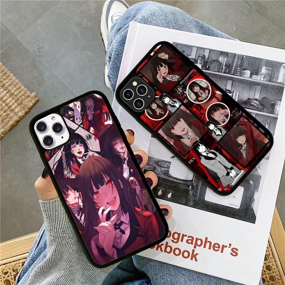 Kakegurui Phone Case Silicone PC+TPU For For iPhone 11 12 13 14 15 16 Plus Pro Max Cover