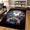 Monster Jam Truck Game Carpet for Living Room Bedroom Rug Kitchen Kids Door Unslip Floor Mat Birthday gift photography props Rug