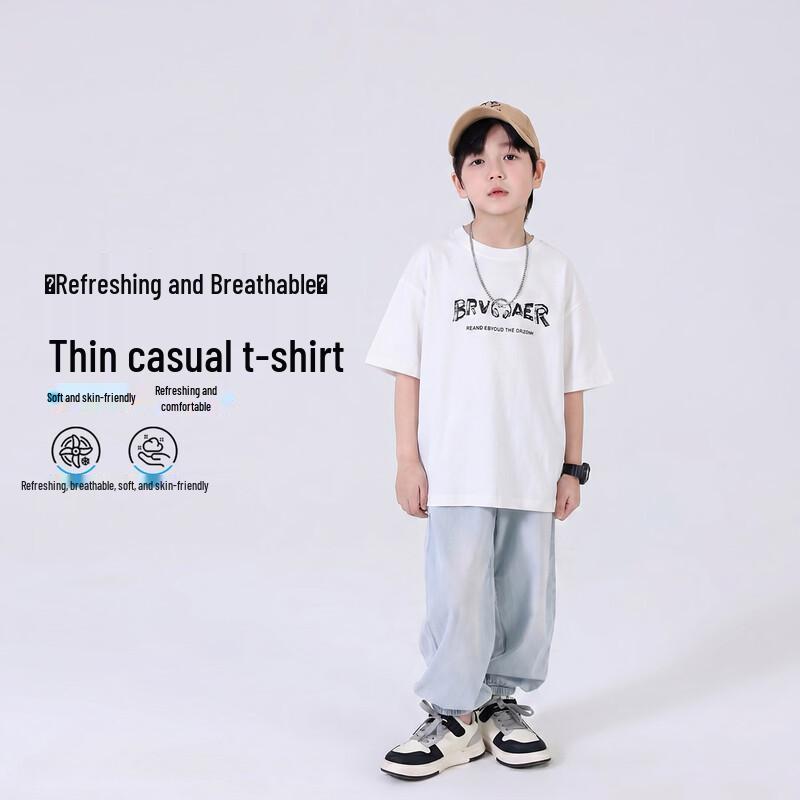 Boys Cotton Short Sleeve T-Shirt 130
