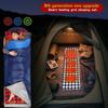 Heated Camping Pad Soft Foldable Warm Adjustable Blanket Sleeping Bag Liners For Men Women Hiking Outdoor Picnic Travel Survival