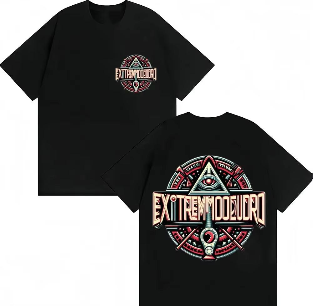 

2026 EXTREMODURO Pattern Neutral Trend HipHop Punk Classic Casual Streetwear Mens and Womens TShirt L