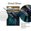 Mountain Sea Forest Whale Abstract Landscape Wall Art Canvas Painting Nordic Posters Prints Wall Pictures For Living Room Decor