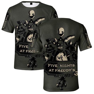Letní Dámské Pánské tričko s krátkým rukávem Five Nights At Freddy's Anime Fitness Oblečení Nové Pánské tričko Tričko Cosplay Tričko
