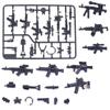 Stadt Militär Waffe Einzigartige Kräfte Waffen Soldat MOC SWAT Mini Actionfiguren Armee Polizei Komponenten Bausteine Spielzeug