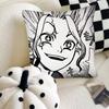 Anime Dr Stone 4 Senku Ishigami Pillow Case Fashion Square Pillowcase Bedroom Sofa Room Ins Decoration Leisure