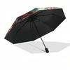 1pc Anime Characters Automatic Opening Umbrella Portable Tri-Fold Design with 8-Bone Iron Frame, Perfect for Outdoor Use, Festive Gifts, Suitable for