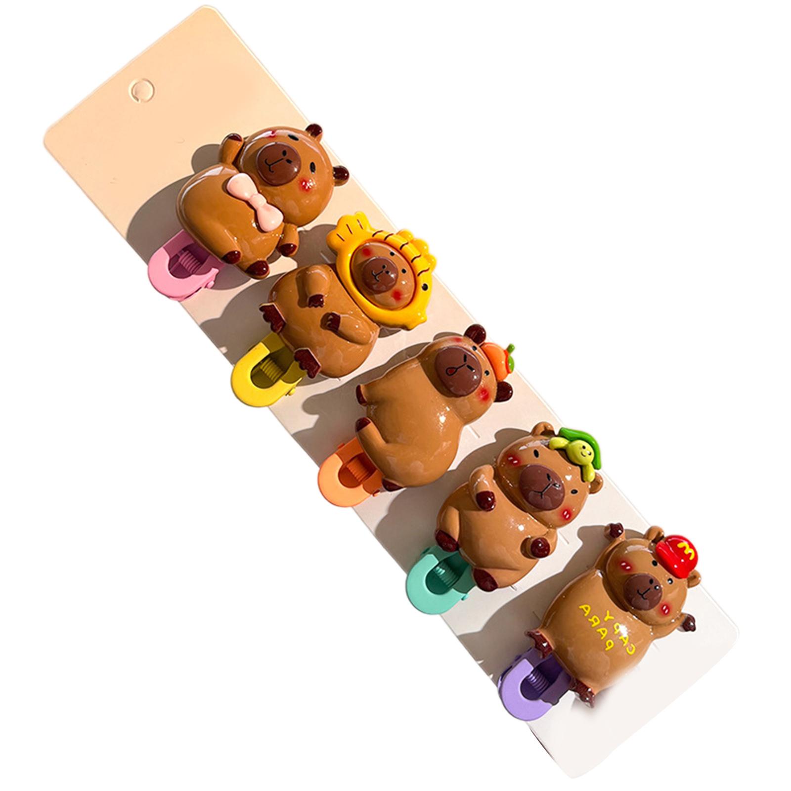 

Заколка для волос для девочек Capybara Women Kids Hairsticks Adorkable Headdress Barrettes Capybara Shape Sweet 2000s Girls Hairpins T4