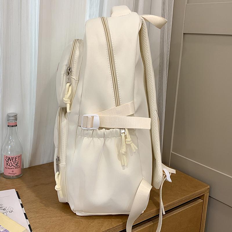 Color Block Student Schoolbag Women's Large Capacity Backpack Computer Bag