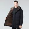 Winter Goose Down Down Jacket for Middle-aged Men with Velvet and Thickening for Middle-aged and Elderly Grandfathers