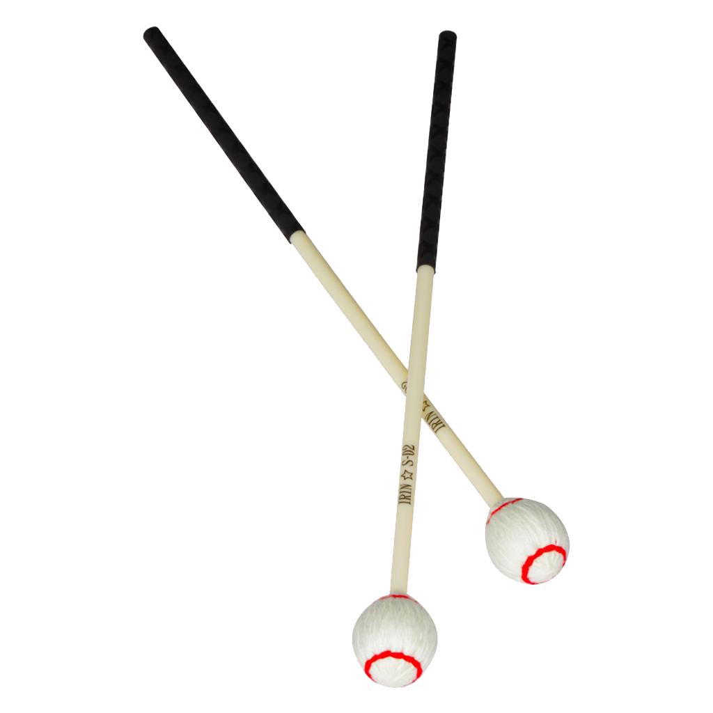 Buy Fundamental Series Medium Marimba Mallets with Rubber Handles Drum