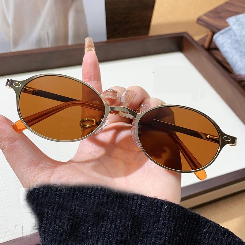 Fashion New Oval Sun Glasses Small FrameOval Eyeglasses Travel Retro Shades Glasses Outdoor