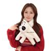 Winter Shawl Warm Scarf Thick Neck Warmer Stylish Adult Cartoon Scarf Neckwear