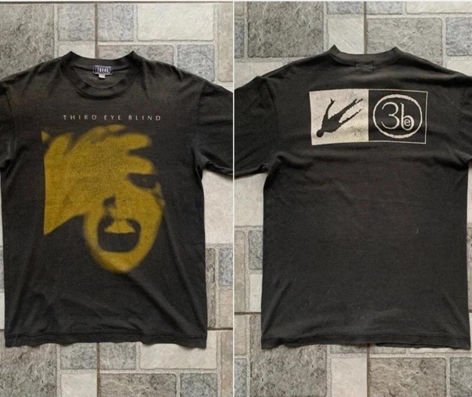 

Third Eye Blind Band Tee Shirt Self Titled Album 2 sided black T shirt 3XL