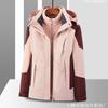 Heren Dames 3-in-1 Afneembare Waterdichte Winddichte Wandeljas Met Fleece Voering Winter Outdoor Trekking Kamperen