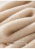 Women's 100% Cashmere Color Block Knit Scarf – Warm, Fashionable, Versatile Neck Gaiter for Autumn and Winter