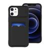 Schiebekamera-Schutz Brieftaschenhalter Kartenfach Handyhülle Für iPhone 16 15 14 Pro Max Plus Weiches Silikon Stoßfester Bumper