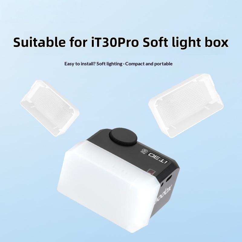 1/3Pcs Camera Accessories Portable Flash Soft Light Box For It30Pro Camera Flash White Yellow Blue